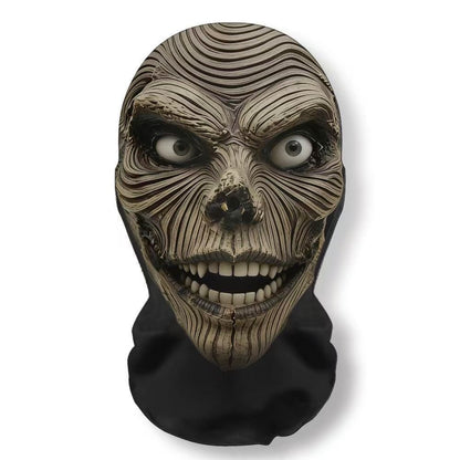Realistic 3D Horror Skull Zombie Full Face Mask Breathable Mesh Headgear Cosplay Prop for Halloween Party Prank Carnival Costume
