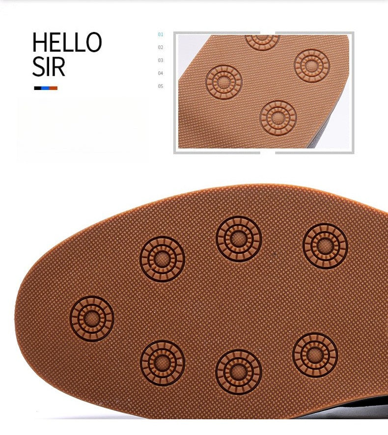 Men's Casual Business Leather Shoes Men Fashion Lace-up Derby Shoe Mens Light Comfortable Outdoor Driving Flats