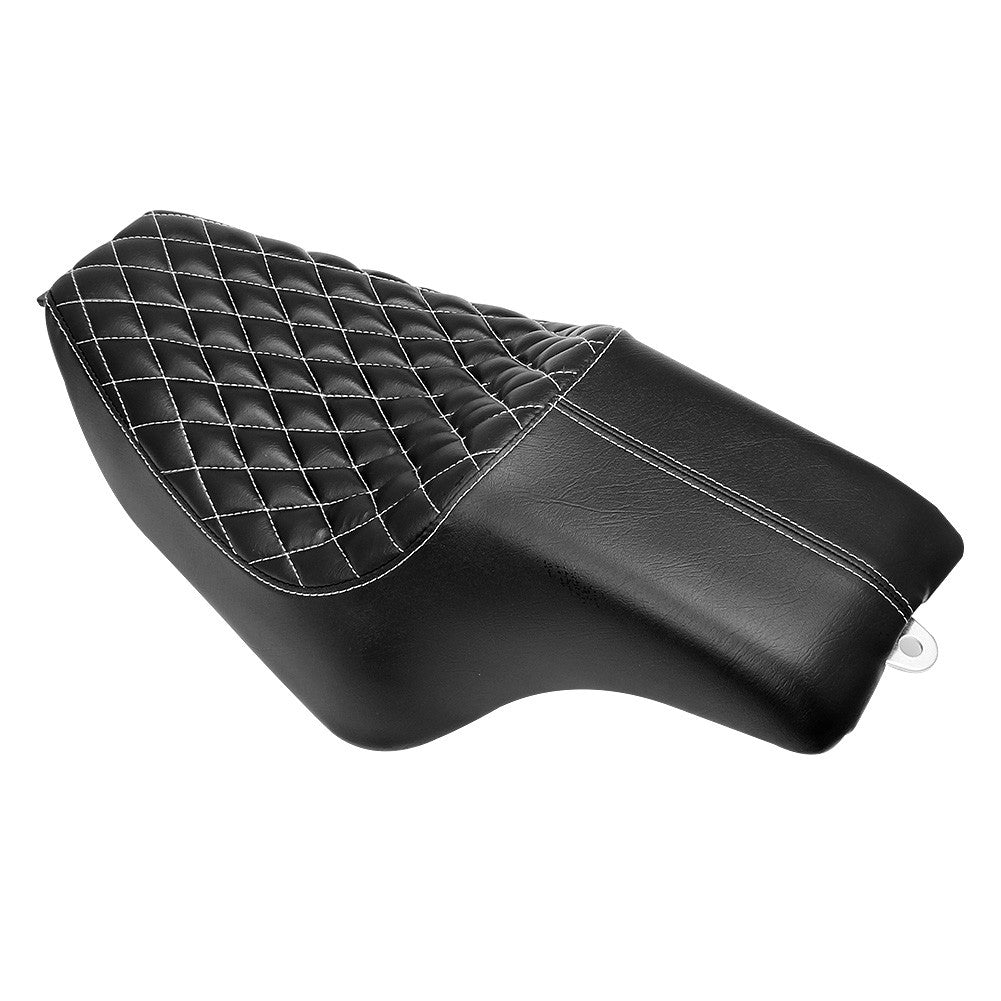 Banco Duplo Dianteiro Traseiro Preto para Piloto e Passageiro para Motocicleta Harley Sportster XL883 1200 Custom 72 48 2004-2016