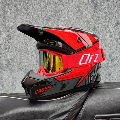 Capacete de motocross off-road, capacete de ciclismo speed downhill DH, capacete full face rally off-road