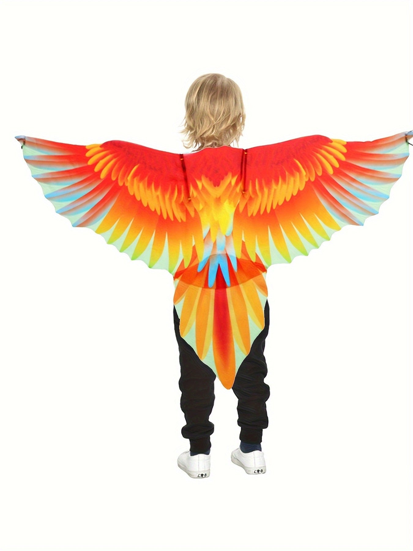 Parrot Wings Cloak Costume Bird Cape Carnival Costume for Masquerade Halloween Carnival Performance Fancy Dress