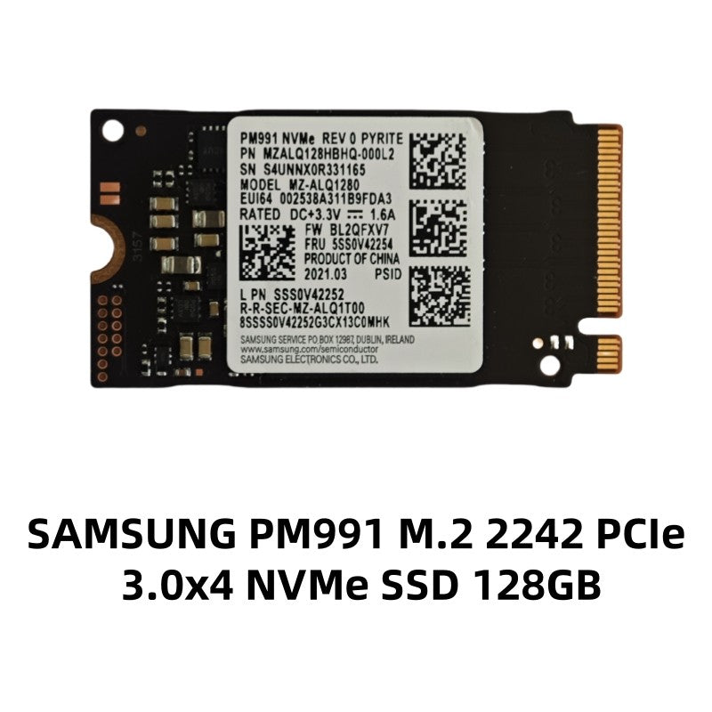 Samsung PCIe M.2 2230/2242 NVMe SSD BM9C1 512G, PM9B1 128G 256G, para Xbox Surface Pro Steam Deck Dell HP Lenovo Laptop - Embalagem OEM