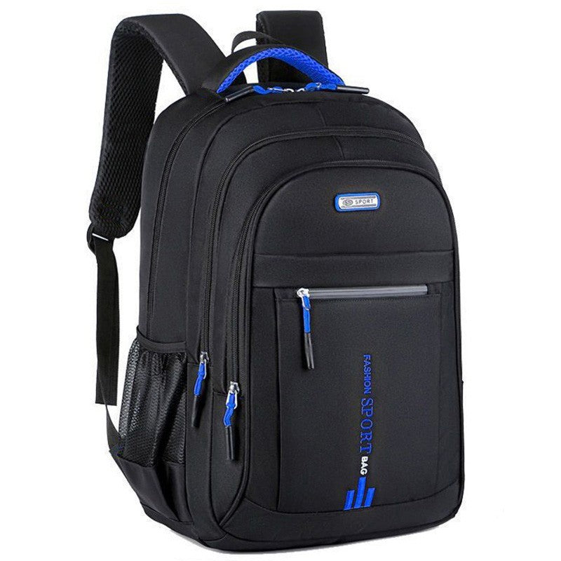 Unisex Large Capacity Backpack, Business Travel Laptop Bag, Multi-Compartment Design, Adjustable Straps, Ideal for Work Leisure