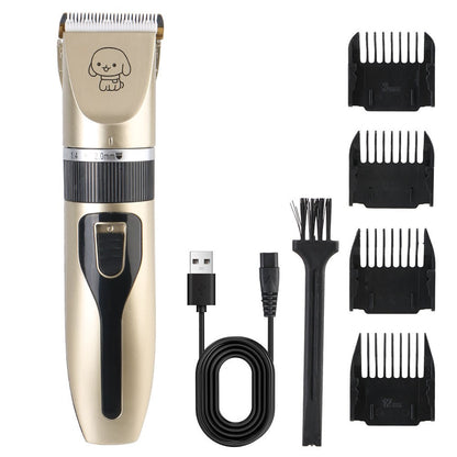 Máquina de Tosar Pelo de Animais Tesoura Elétrica Aparador de Pelo para Cães Gatos Coelhos e Filhotes Kit de Tosagem para Animais de Estimação