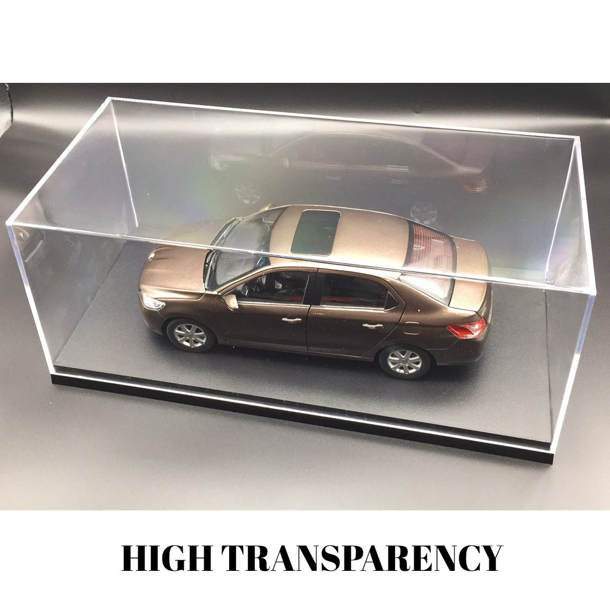 Scale 1:43 1:64 Protective Acrylic Case Hard Cover Display Box for Bburago Spark Minichamps F1 Car Model Formula 1 Miniature Toy