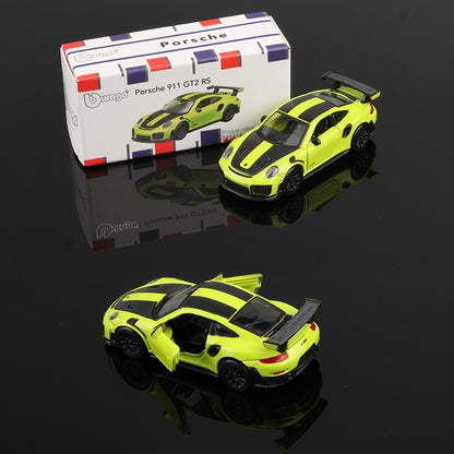 Bburago 1:64 Modelo de Carro em Liga Miniatura Veículos Diecast Brinquedo 911 Bolide Revuelto Bronco SP3 812 SF90 Taycan Huracan GT500 Urus