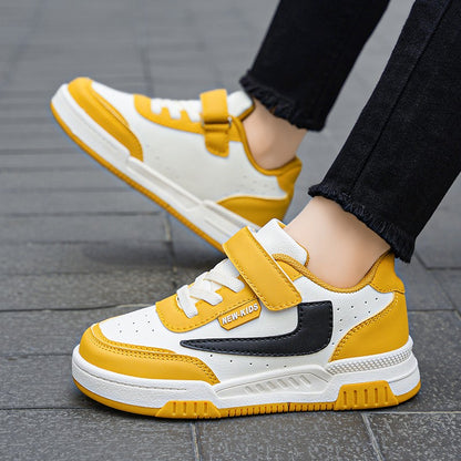 Spring and Autumn Running Sneakers for Kids Non-slip Shoes for Boys Sneakers Leather Kids Tennis Hugh Fashion Mesh Kids Shoes