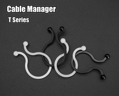 100pcs Black Twist Cable Tie Fastener Clips U Shape Plastic PA66 Nylon Retainer Desk Line Holder Fixing Clamp for Electric Wires