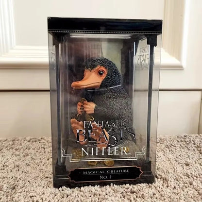 Harry Potter Anime Action Figures Personalizadas Fofas Kawaii Niffler Hedwig Brotruckle Fawkes Bicuço Dobby Pvc Figura de Ação Brinquedo presentes