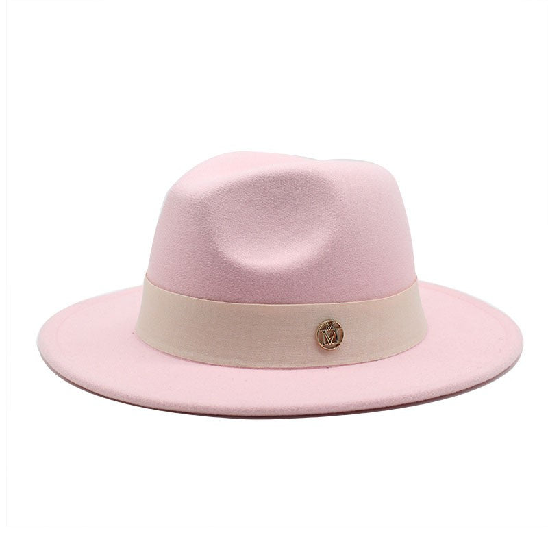New Fedora Hat For Women Winter Elegant Fashion Formal Wedding Decorate Church Cap Panama Party Jazz Hat chapeau femme