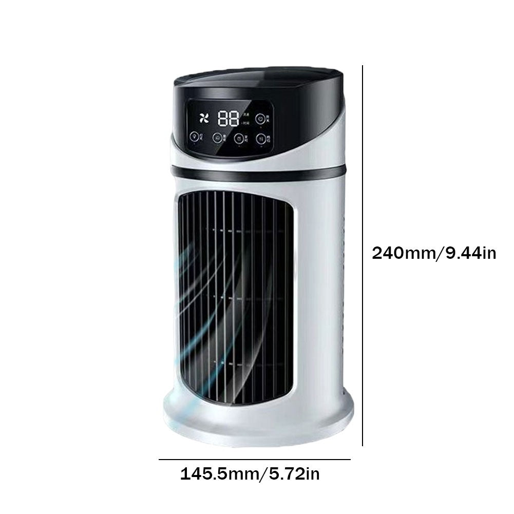 Fan 6-Hour Timer Evaporative Air Cooler with Humidifier Air Cooling Fan for Home Office Bedroom Use