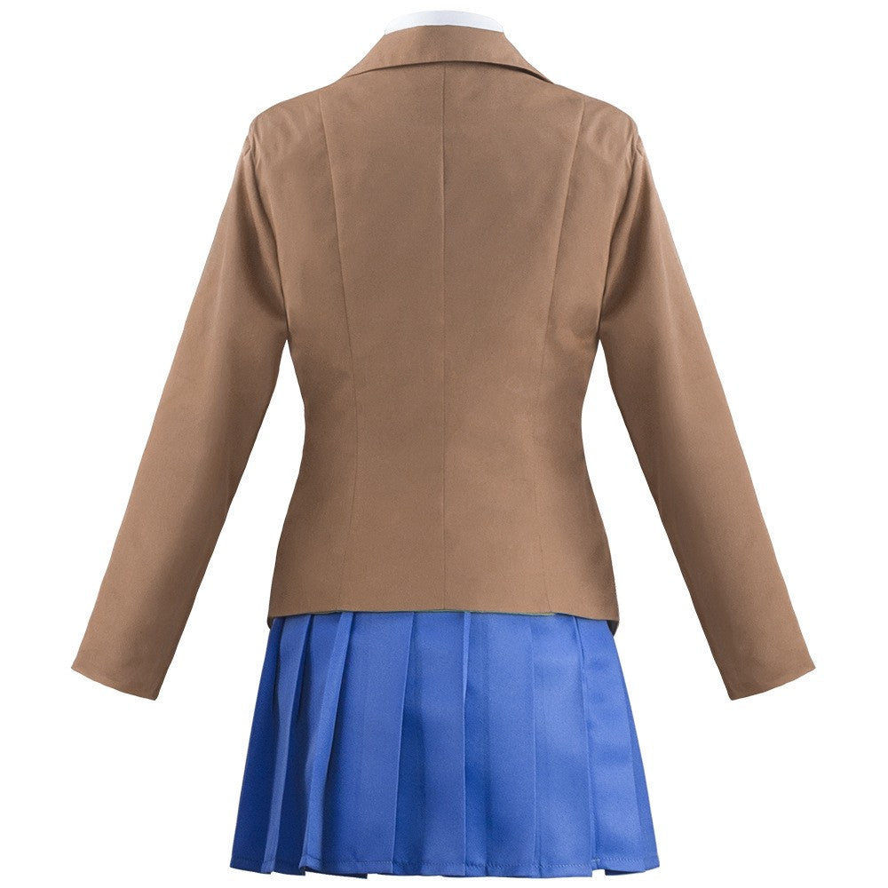 Game Doki Literature Club Monika Cosplay Sayori Yuri Natsuki Costume  Set School Uniform Girl Women Costumes