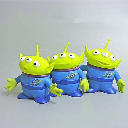 Boneco de Ação do Alien de Toy Story da Disney, Diferentes Expressões, Três Olhos, Modelo de Desenho Animado, Decoração de Boneca, Brinquedo de Anime para Crianças, Presente