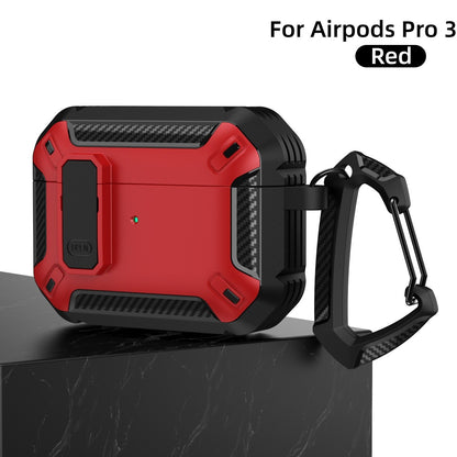 Earphone Case for AirPods Pro 3 Secure Lock Case Cover Accessories with Cleaner Kit Protective Hard Armor for AirPods Pro 3 Case