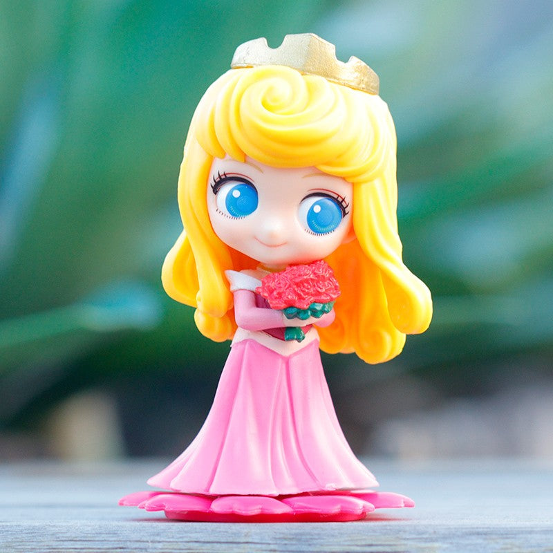 Princesa Disney Ariel Rapunzel Cinderela Sereia Anna Elsa Bela Sofia Branca de Neve Mulan A Pequena Sereia Bonecos Brinquedos Presente Infantil