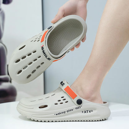 Big Size 47 Fashion Men Beach Sandals Outdoor Clogs Comfortable Indoor Slippers Trend Men Casual Shoes Home Garden Shoes Sandals