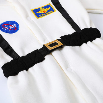 Toddler Astronaut Costume Baby Boys Space Suit Rompers Infant Halloween Birthday Party Cosplay Fancy Dress Jumpsuit