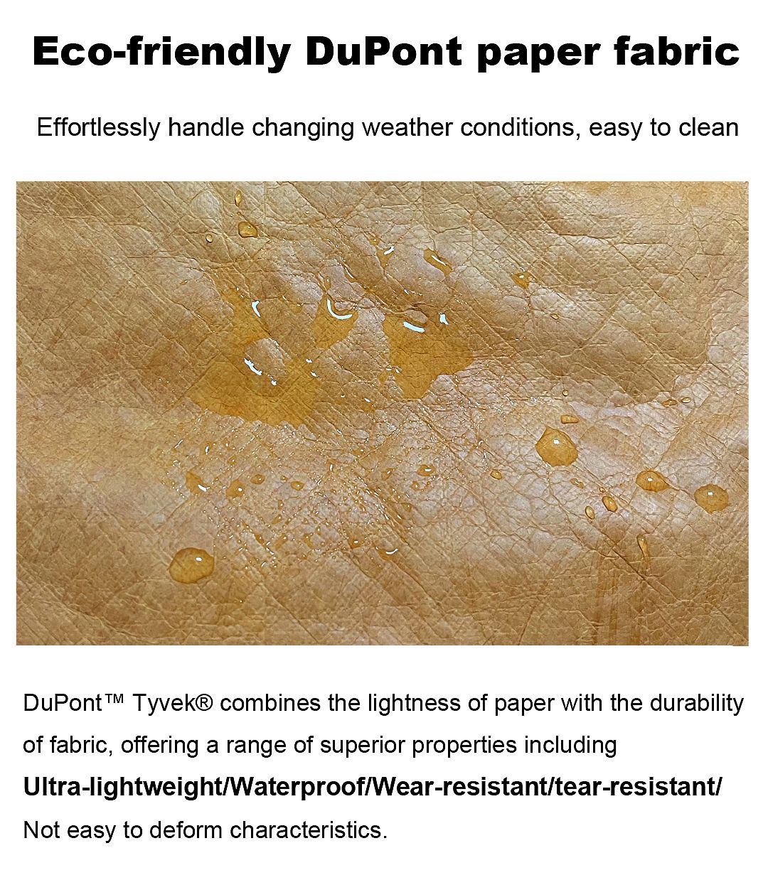 1 Piece Custom Tote Bag for Your Design Waterproof Dupont Paper Beach Bag Large Capacity Eco Shopping Shoulder Bag Woman