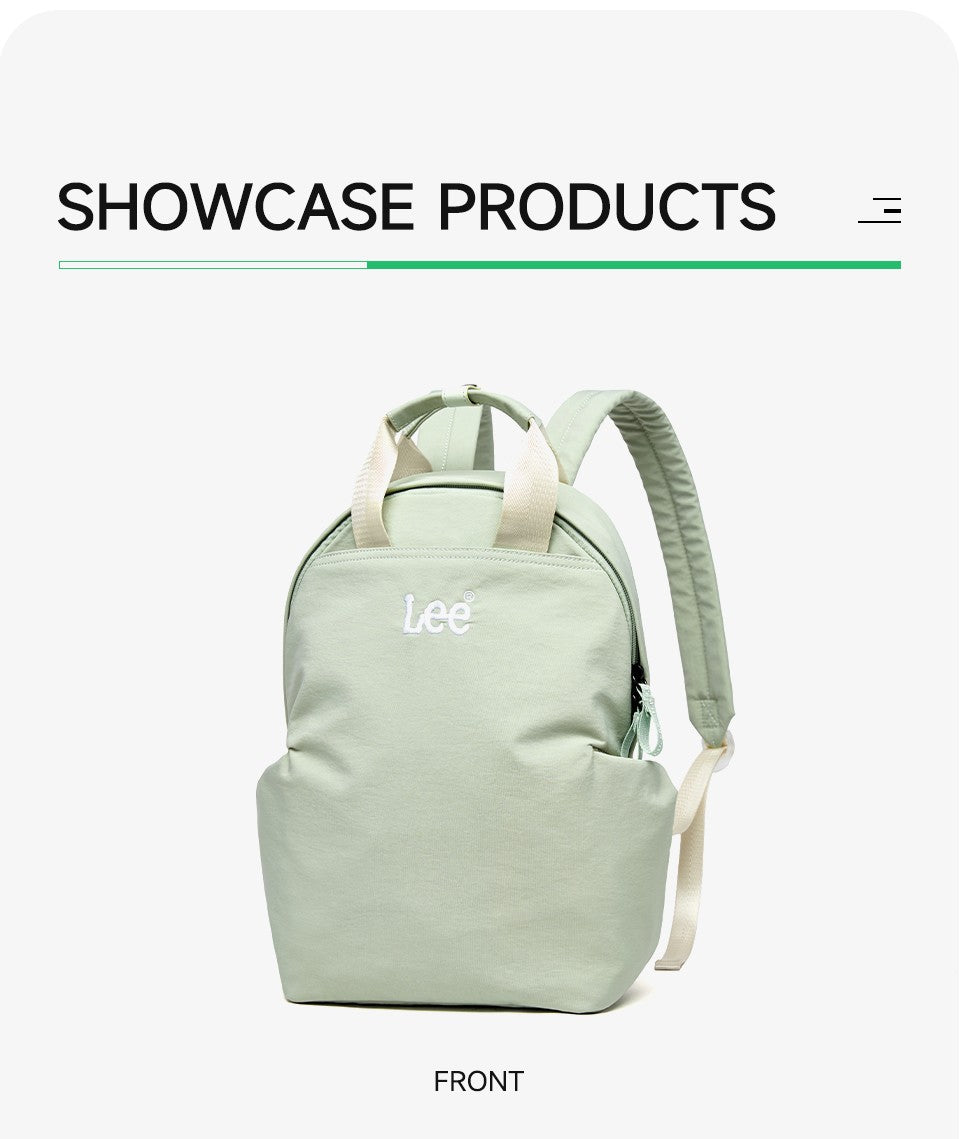 Mochila Feminina LEE Leve Casual para Viagem, Simples, Impermeável, para Deslocamento, Mochila para Notebook, Bolsa Escolar para Estudante Universitária