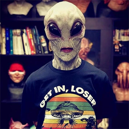 Alien Mask Alien Mask Scary Latex Mask Full Head Mask For Halloween Cosplay Costume Party Prop for Adults Men Women