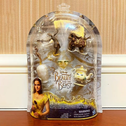 Hasbro Disney A Bela e a Fera Amigos do Castelo Anime Boneco de Ação Brinquedo Colecionável Enfeite Presente Infantil