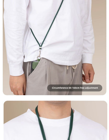 Crossbody Lanyard Necklace Strap Universal Mobile Phone Adjustment Long Hanging Rope with Clip Anti-Lost Lanyard