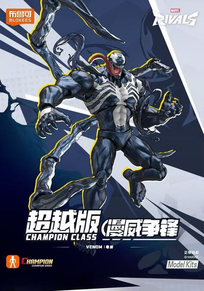 BLOKEES Classe Campeã Homem-Aranha Venom Kit Modelo Boneco de Ação Montável BLOKEES Boneco de Brinquedo Modelo Homem-Aranha Venom