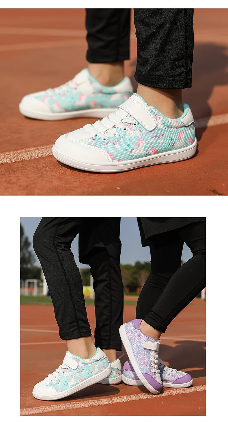 Children's Wide Version Barefoot Shoes Boys And Girls Anti Slip Baby Shoe Childrens Sport Shoe Zero-Drop Healthy Sole Breathable