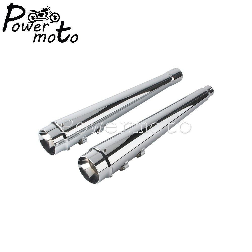 For Harley Touring Street Electra Glide Road King 2017-2023 FLHR FLHX FLTRX FLHTK Motorcycle Slip On Dual Exhaust Mufflers Pipes