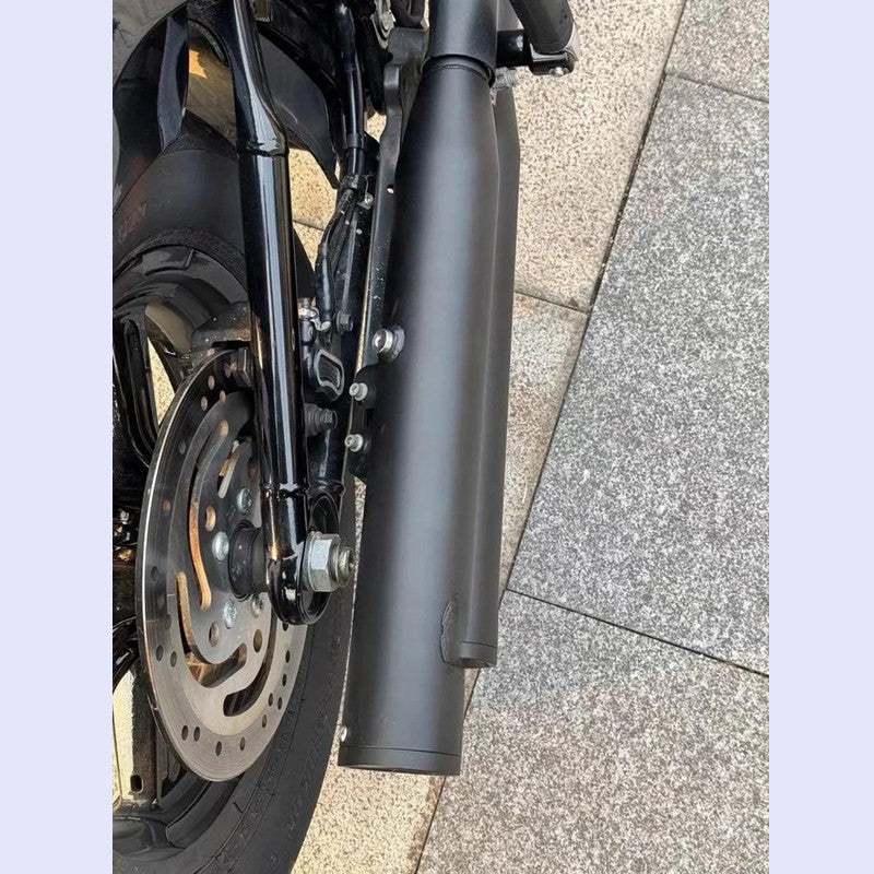 Motorcycle V&H Exhaust System Slip One Exhaust Pipe Muffler For Harley Softail Breakout FXBR FXBRS Fat Boy FLFB FLFBS 18-25