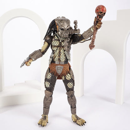 Filme Clássico NECA Ultimate Series Predador 7" Caçador da Selva vs Ovos Alienígenas PVC Boneco Articulado Colecionável