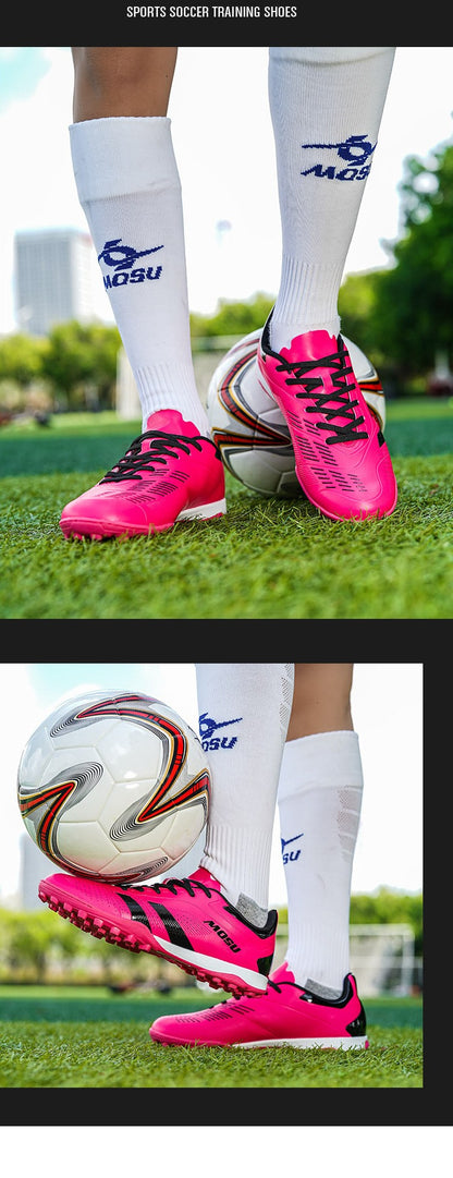 Men Original Football Shoes Professional Fast Soccer Shoes Society Cleats Low Cut Football Field Boots Sneaker Non-Slip Match