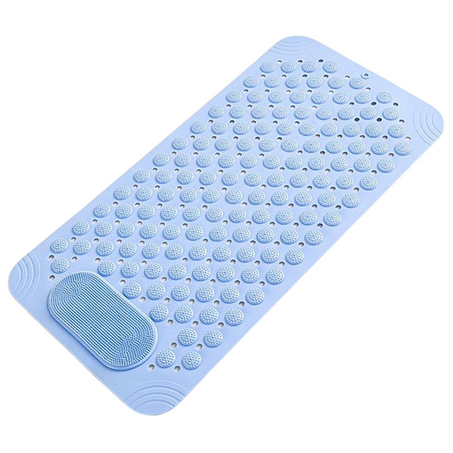 Anti-slip Shower Stall Mat Shower Room Mats with Suction Cup Non-slip Bath Rug Foot Massage Shower Carpet for Home Bathroom