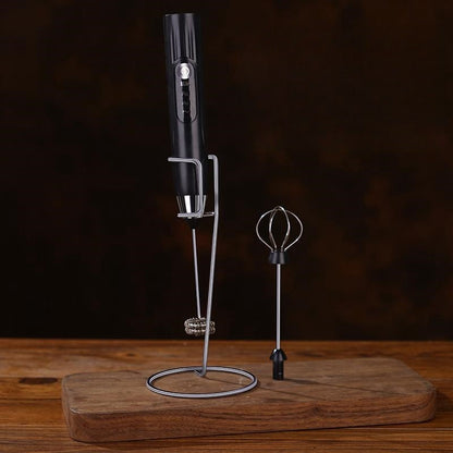 Batedor de Ovos Elétrico Recarregável USB 2 em 1 Multifuncional, Misturador de Massa, Espumador de Leite, Utensílios de Cozinha, Ferramentas para Café, Jantar