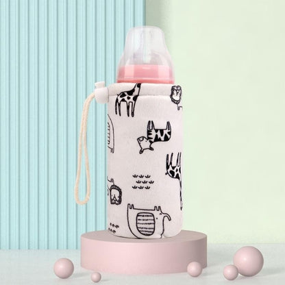 J15U Baby Bottle Bag for Pram Travel Outdoor Baby Feeding Bottle Holder Washable Bottle Thermal Milk Bottle Warmer