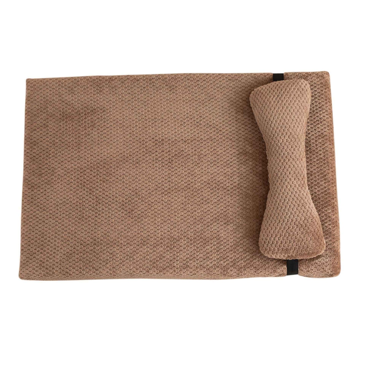 Cama Quente Calmante para Cães com Almofada, Tapete Felpudo e Fofo para Cães com Capa de Inverno Removível para Cães e Gatos de Porte Grande, Médio e Pequeno