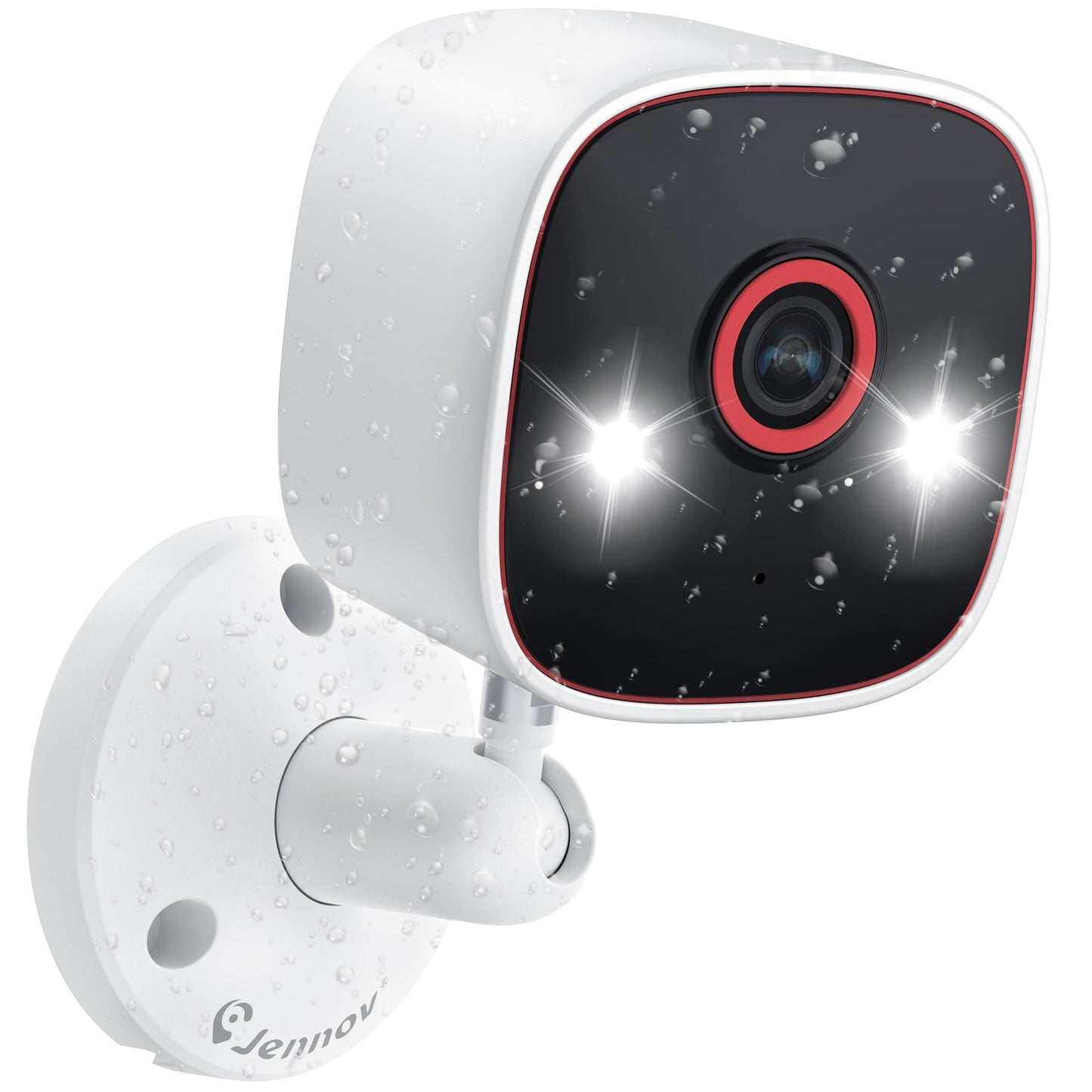 Câmeras de segurança externas/internas Jennov 5Ghz/2.4Ghz, câmera monitor sem fio WiFi 2K HD para animais de estimação, cães, gatos, bebês, para segurança residencial IP66