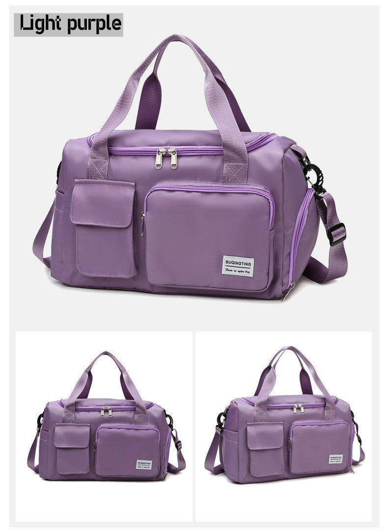 Womne's Travel Bags Handbags Gym Shoulder Bags Oxford Fitness Camping Trekking Bags Hiking Waterproof Outdoor Crossbody Bag