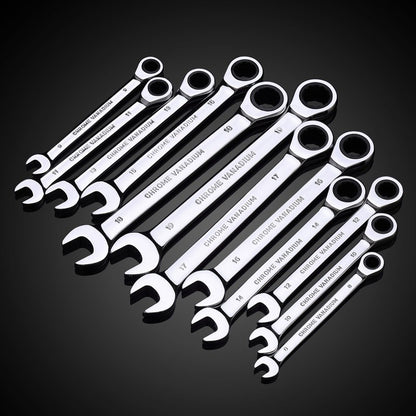 1 Chave Combinada Catraca Métrica Ferramenta Multiuso Chave Catraca Conjunto de Ferramentas Chave Universal Ferramentas para Reparação Automotiva