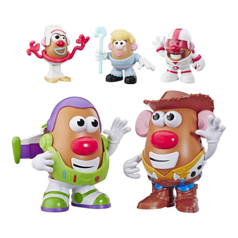 Disney Pixar Toy Story 4 Sr. Cabeça de Batata Buzz Lightyear Woody Versão Boneco de Ação Coleção Brinquedo Educacional Divertido Montado