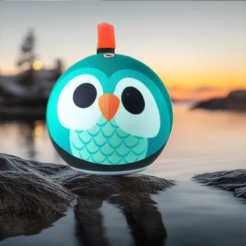 Mini Caixas de Som Bluetooth Sem Fio Rádio FM Portátil Multifunção Cancelamento de Ruído Festa Desenho Animado Presentes de Aniversário Caixas de Som Inteligentes