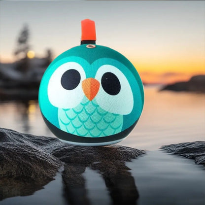 Mini Caixas de Som Bluetooth Sem Fio Rádio FM Portátil Multifunção Cancelamento de Ruído Festa Desenho Animado Presentes de Aniversário Caixas de Som Inteligentes