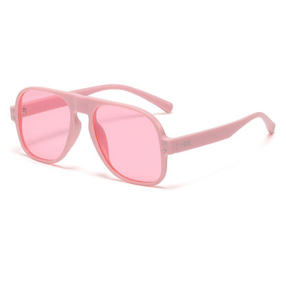 GD Aviator sunglasses with metal hinge Colorful modern street sunglasses Fashion trend eyeglasses frame