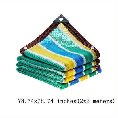 Durable outdoor sunscreen mesh - garden, greenhouse, doghouse breathable mesh cover - plant protection, easy to hang weather