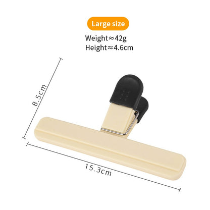 2pcs Portable Sealing Clips for Food Bags Plastic Kitchen Tool Keep Coffee/Bread/Chips/Snacks Fresh
