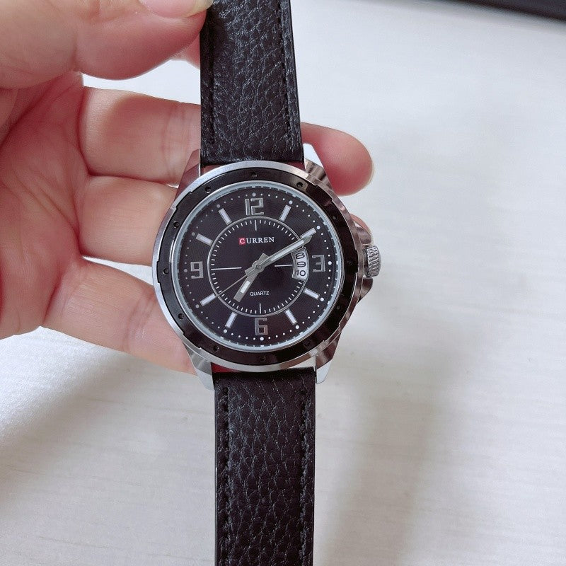 CURREN 8124,8208,8192,8230 Factory Watch Men Calendar Sport Military Male Clock Brand Luxury Origianl PU Leather Band Wristwatch