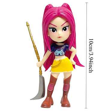 6PCS/Set Kpop Demon Hunters Figure Model Toy Pvc Cartoon Gaming Peripherals Desk Decoration Collection Figures Model Toy for Kid