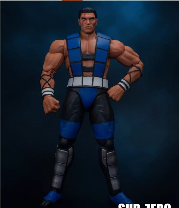 ?Original?Storm Collectibles 1/12 Scale Mortal Kombat Sub-Zero Unmasked Version Action Figure Model Classic Toys