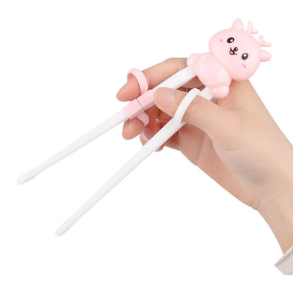 1 Pair Cartoon Chopsticks Children Eating Training Chopsticks Learn Chopsticks Correct Usage Baby Practice Chopstick