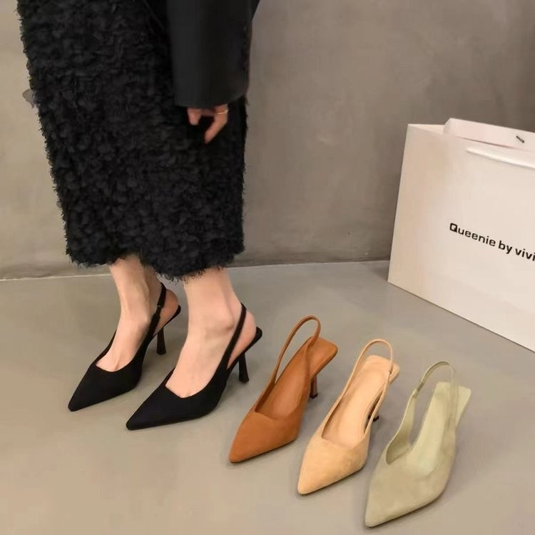 Sandália Feminina de Salto Alto Agulha Bico Fino, Sexy e Elegante, Perfeita para Qualquer Ocasião